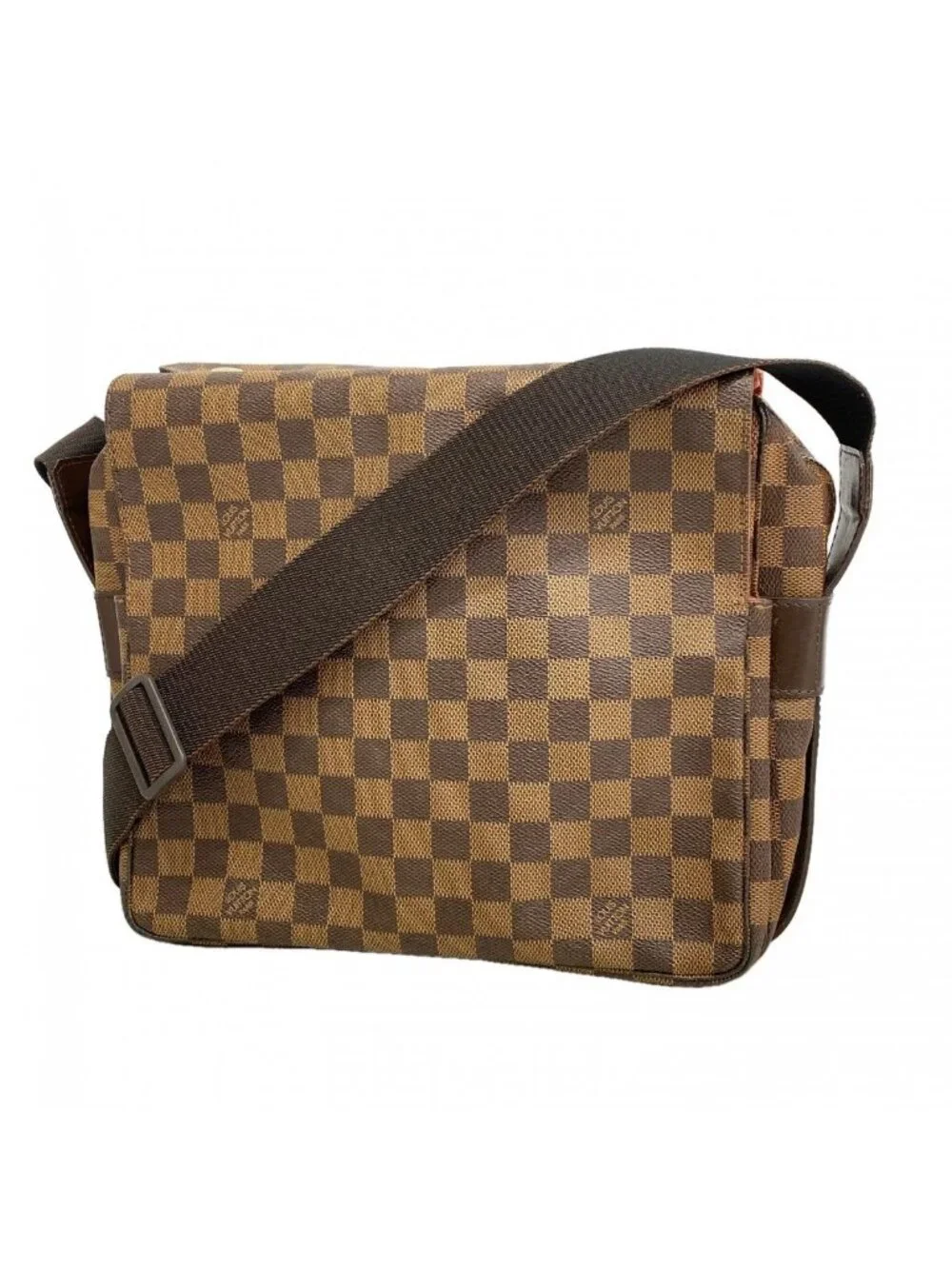 Louis Vuitton Shoulder Bag Damier Naviglio Ebene